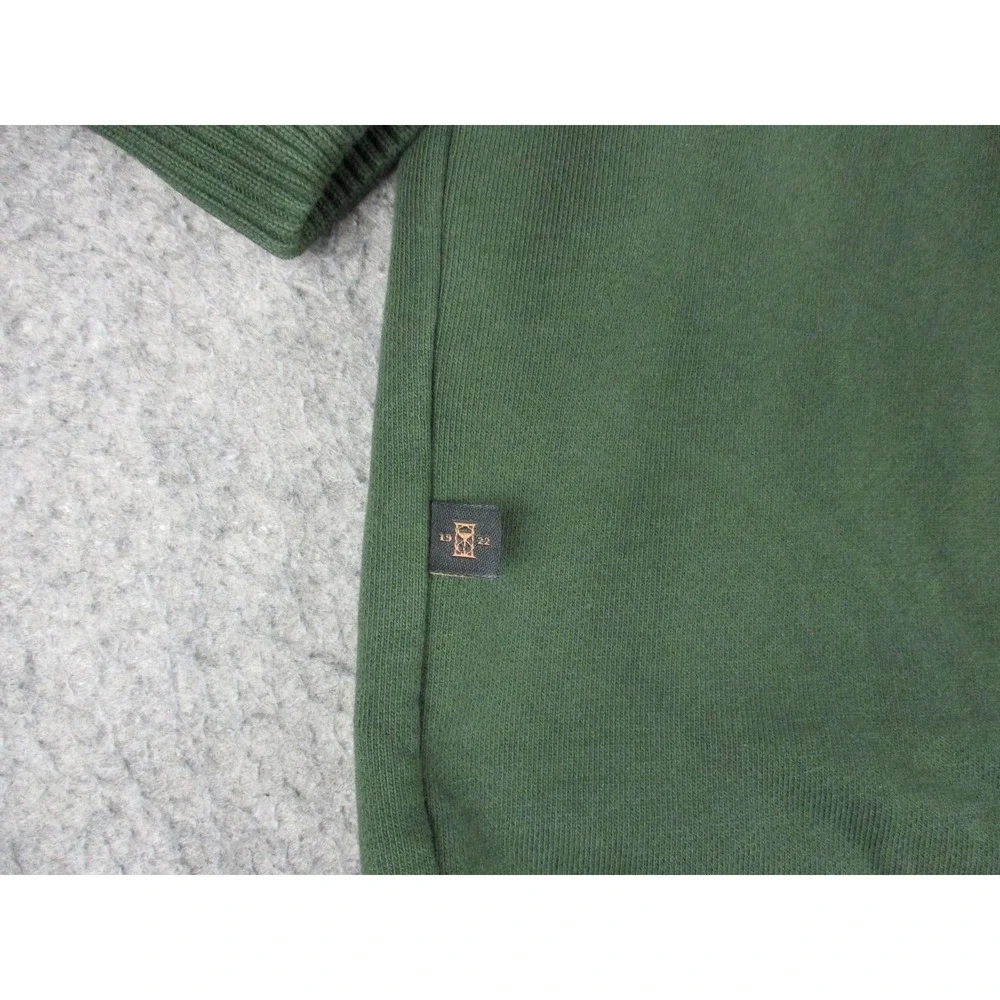 Allen Edmonds Jacket Mens Extra Large Green Bomber Fleece Lined Full Zip Pockets